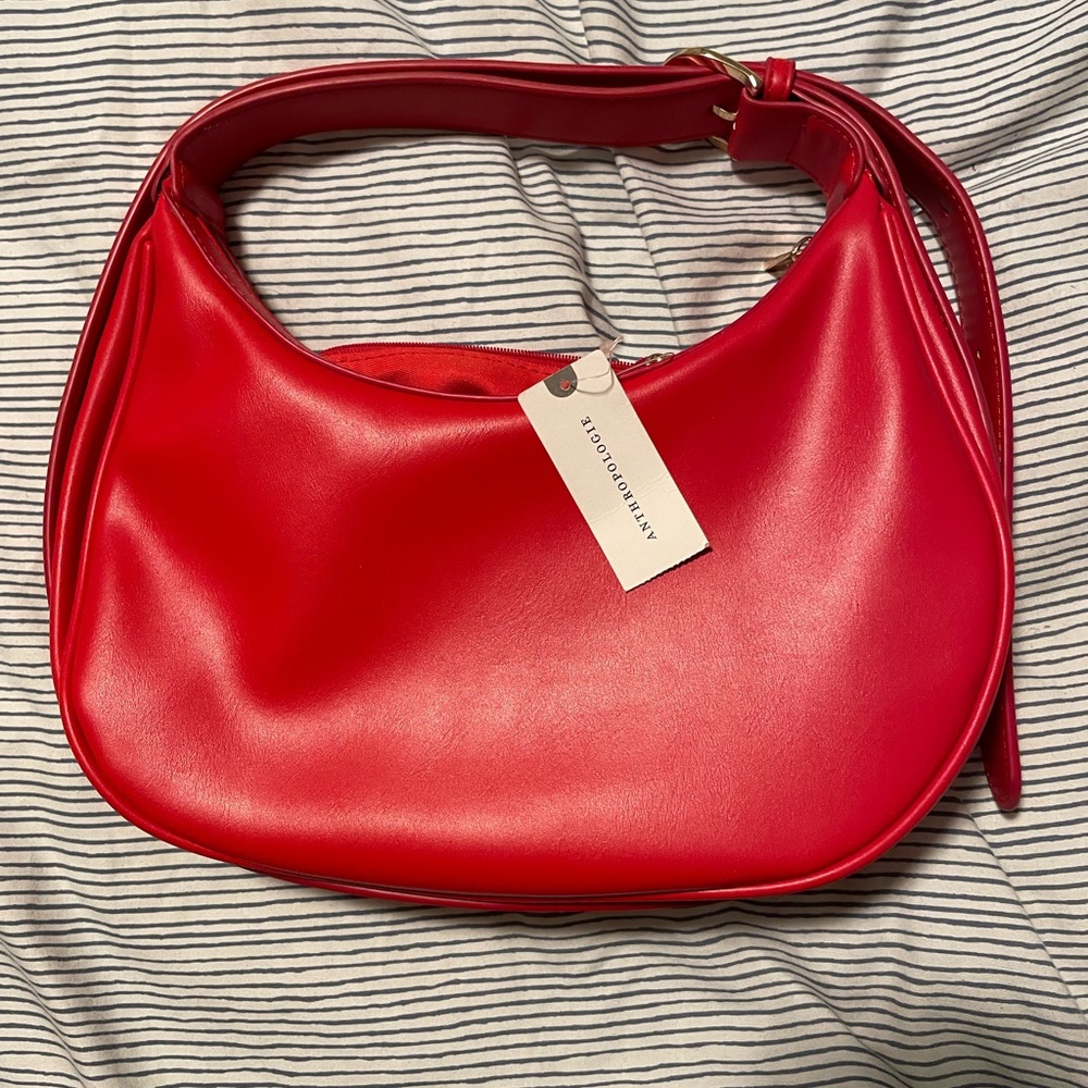 NWT Cherry Red Anthropolgie Bag